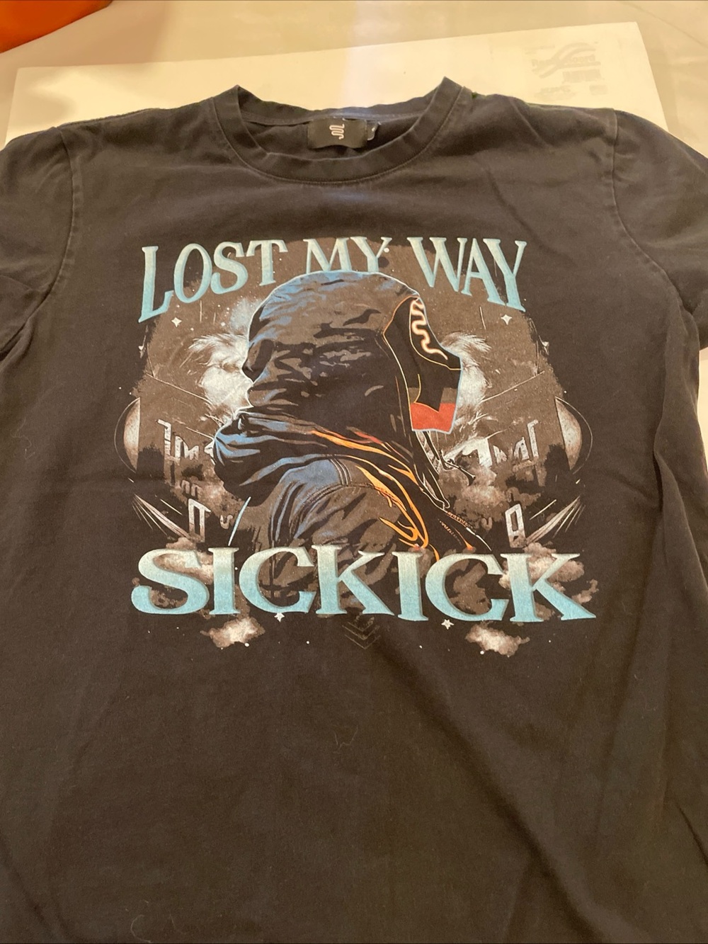 Lost my way Sickick Graphic t-shirt black size small